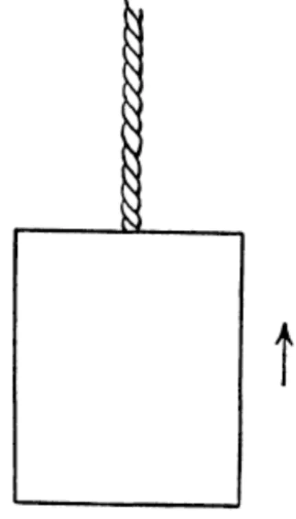 Figure 3.3 L’ascenseur d’Einstein (Einstein et Infeld 1938, p. 230)