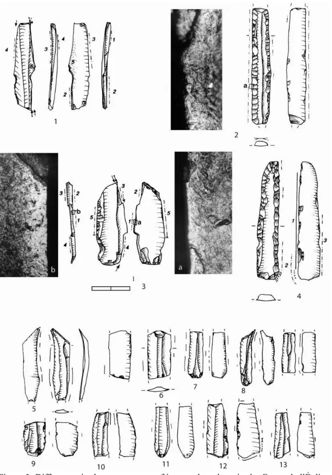 Figure 3. Differences in the management of imported products in the Grotte de l’Église