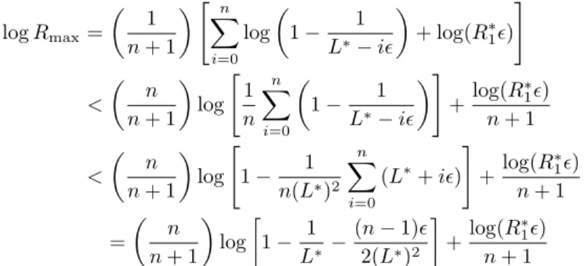 Table 1.1. Global rates R 100 , N 188 and their logarithms for Algorithm B (m 1 = 1, m 2 = 4), averaged over 1000 random problems in R 1000 with ̺ = 100, together with their standard deviations, minimum and maximum values over the 1000 problems