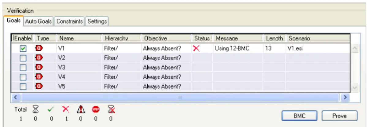 Figure 12: Violation detection of Cstr 1