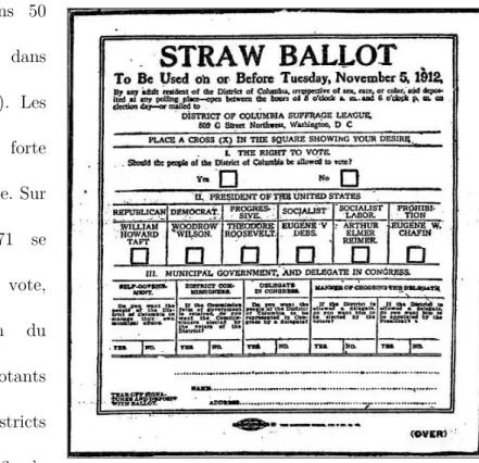 Figure 12 - Bulletin de vote  