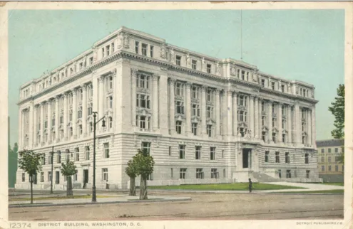 Figure 9 - Le District Building, siège du gouvernement municipal à partir de 1908 