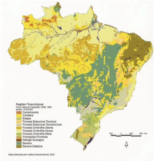 Figure 2 – Les différents biomes brésiliens 