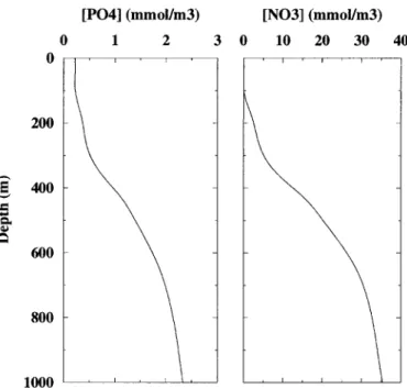 Fig. 12. Mean flow rate (m s 21 ) versus the position of the upper karstic horizon. The horizontal axis indicates the distance in meters between the upper karst and the ocean surface