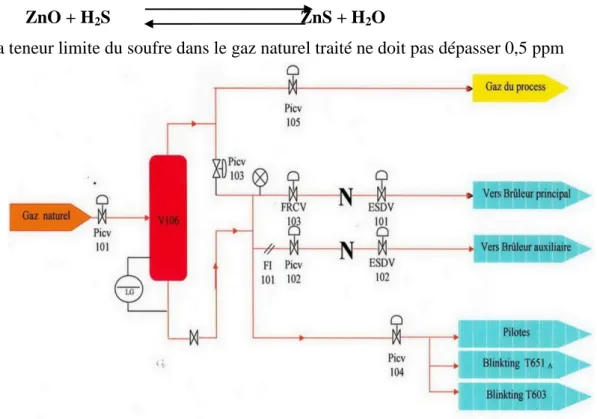 Figure II.5: Section 100 « distribution du gaz ». 