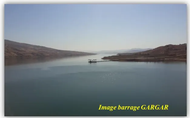 Figure 51 : vue sur barrage Gargar /source : Google .com
