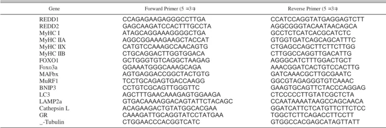 Table 1. Primers used for real-time quantitative PCR