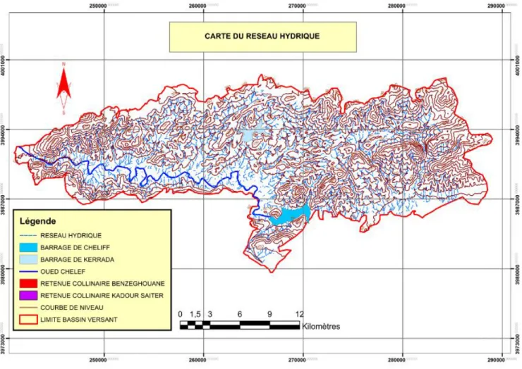 Figure 07.carte des Hydrographique de bassin versant 