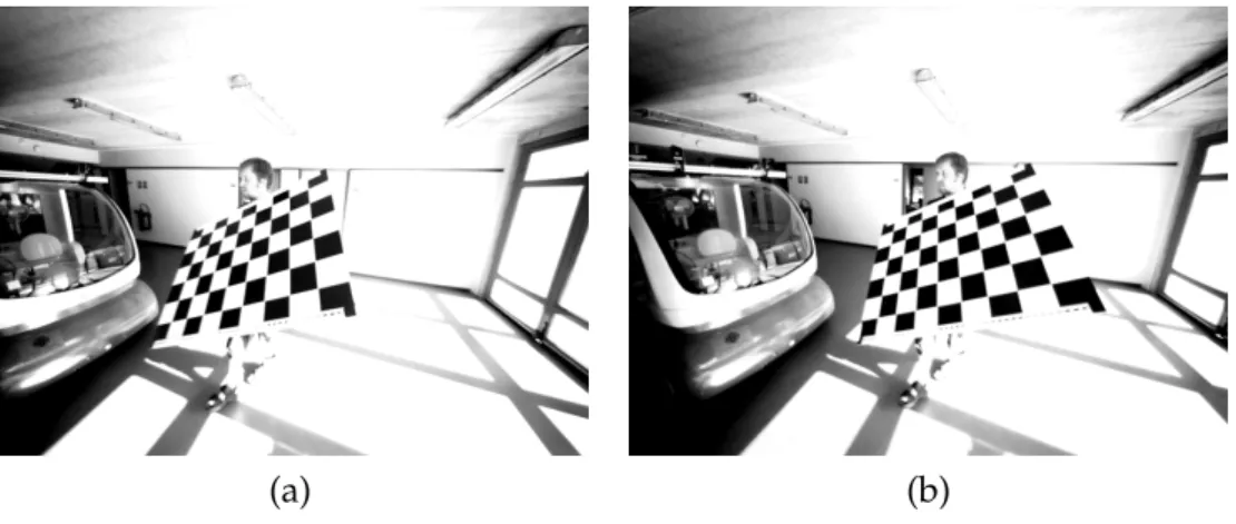 Figure 3.9: a) RGB image 1 b) RGB image 2
