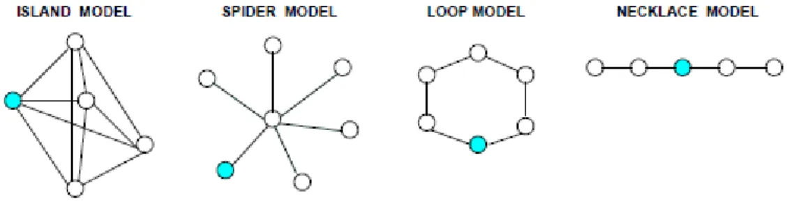 Figure 1.2 – Structures de population. 