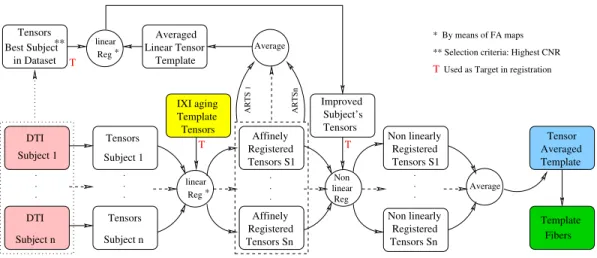 Figure 1: Schematic description of template generation