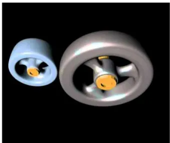 Figure 7 : réducteur à roues de friction. 