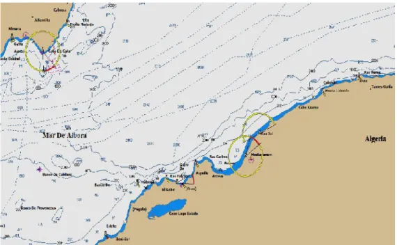 Figure 04 : le littoral de Mostaganem (MaxSea-marine software V.10)