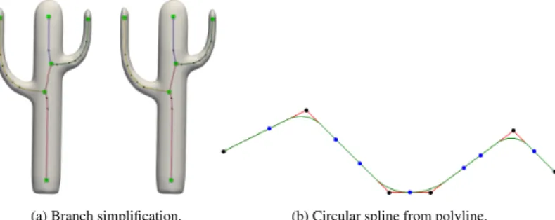 Figure 21: Post-processing of skeletonization algorithms output.