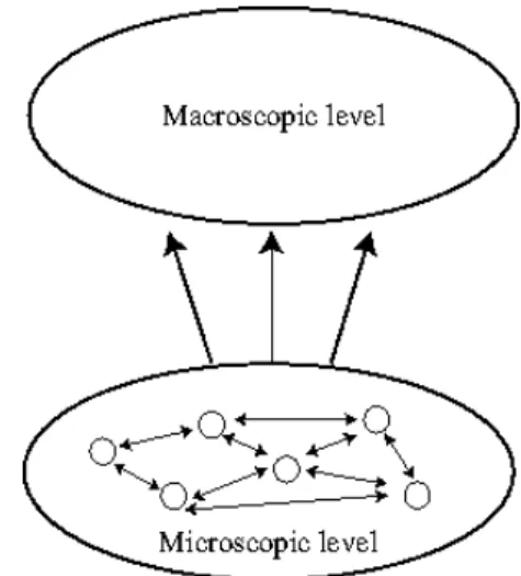 Figure 4: Simple emergence without top-down feedback (adapted from Fromm, 2004)