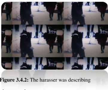 Figure 3.4.1: The harasser was insulting me           Figure 3.4.2: The harasser was describing       because I didn ’ t answer him