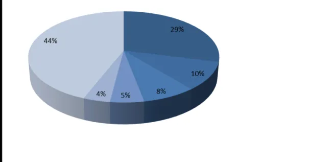 Figure 4 – Parts de marché des principaux groupes d’édition français en 2011 