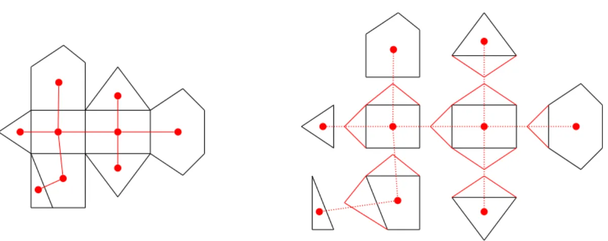 Figure 12: An application of the substitution method to an outerplanar graph.