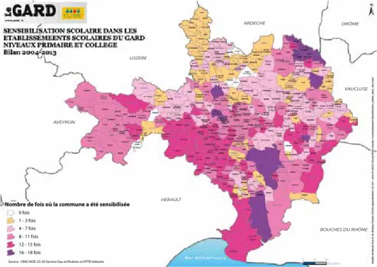 Fig. 8  ■  Sensibilisation des plus jeunes au risque (NOE/Conseil départemental).