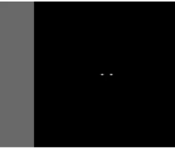 Figure 5.3: 2D Gabor function for a given set of parameters, space (left) and fre- fre-cuency (right) domains.