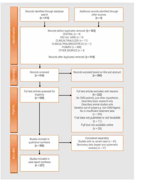 Figure 2. Systematic review ﬂ ow chart.