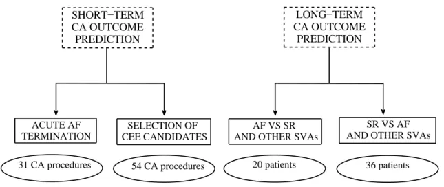 Figure 3.6: Schematic diagram of the ECG databases employed for the experimental vali- vali-dation of our methods