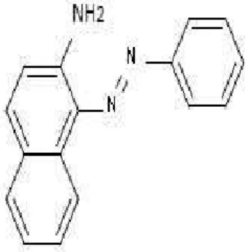 Figure II-14 : Structure chimique du Jaune AB 