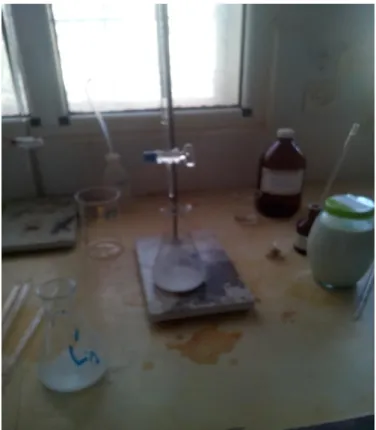 Figure 2 :  Test de l’acidité Dornic du lait 