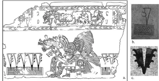 Figure 3. Southeastern  wall of the Tlalocan  Patio at Tepantitla (after  Uriarte 1995: fig