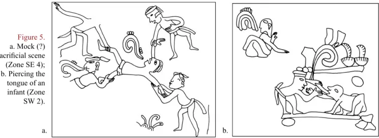 fig. 10). The other ballgames are all together on the southeastern  wall (Figure 3). In zone 1, two opponents move balls with sticks