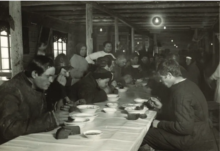 FIGURE 1: First canteen of the building site of Ural Machine Factory (Uralmach), 1928 – 29.