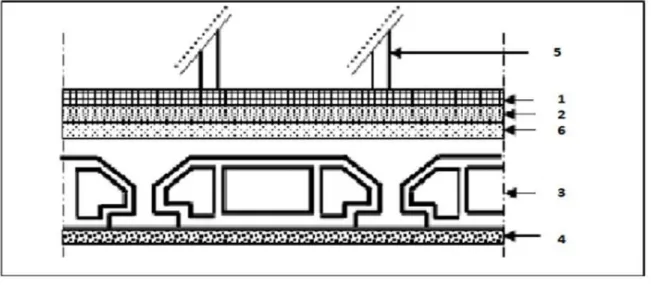 Fig. II.3 : plancher étage courant et RDC. 