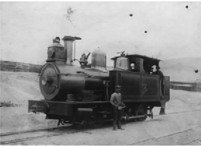 Figura 5. Locomotora Kitson-Meyer de Taltal. AMACR