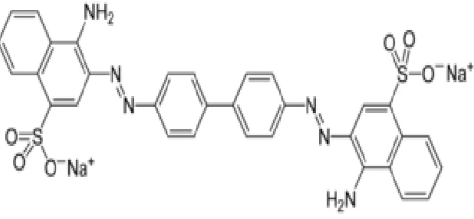 Figure I.4: Structure chimique  du rouge Congo 