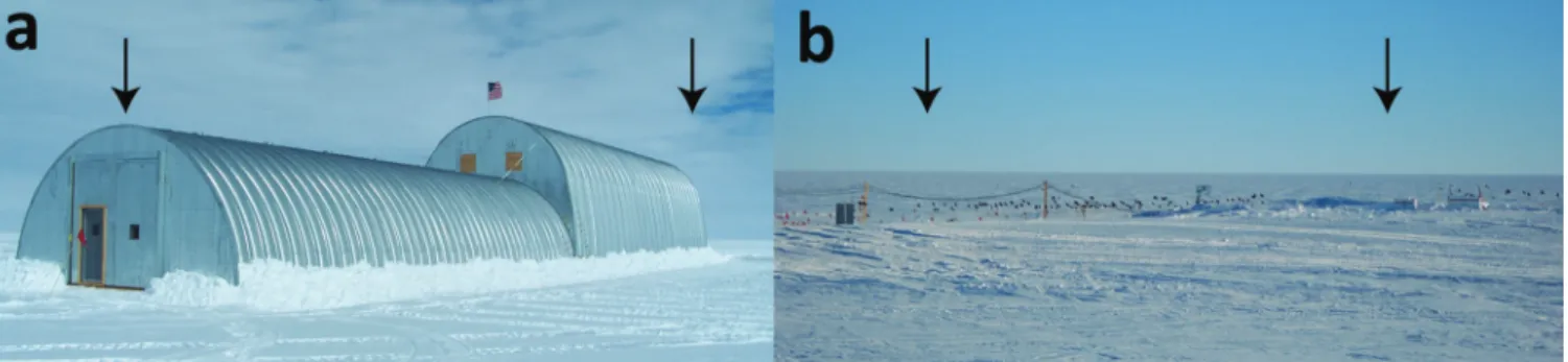 Figure 3 shows the generalized layout of the core- core-handling arch at WAIS Divide, which, in its broadest sense, was designed to accommodate a 24 hours per day, 6 days per week drilling operation producing 4 m of 122 mm