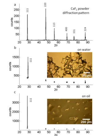 Figure 5. Oriented thin-ﬁlm fabrication procedure. Step I: Crystallites are dispersed on a ﬁlm of ethanol on a glass slide