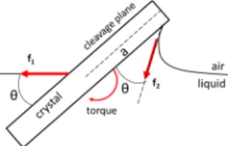 Figure S1: XRD scans on water and glycerol showing incomplete 104 orientation. Figure S2: dynamics of CaCO 3 particles on ethanol; derivation of formula for reorientation time