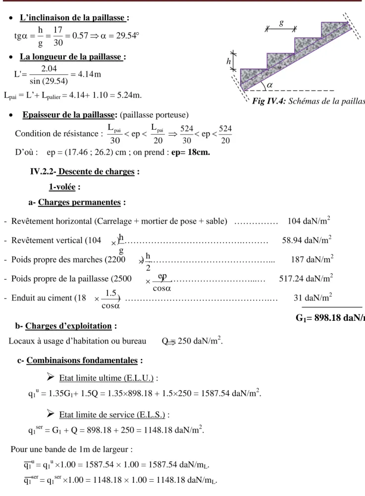 Fig IV.4: Schémas de la paillasse 