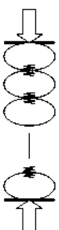 Table 1 summarizes the different abrasive size and quantity used in the simulations. Abrasive shape is a plate formed by an assembly of four spheres