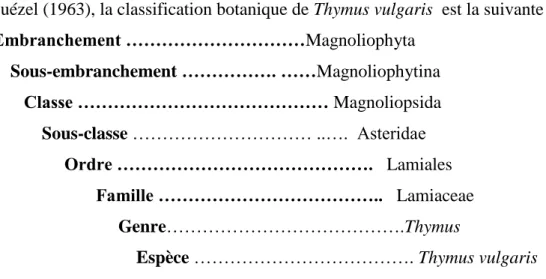 Figure 06: Distribution du genre Thymus dans le monde (Morales, 2002). 