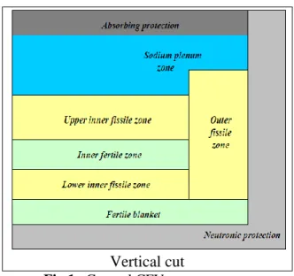 Fig 1.  General CFV core geometry  