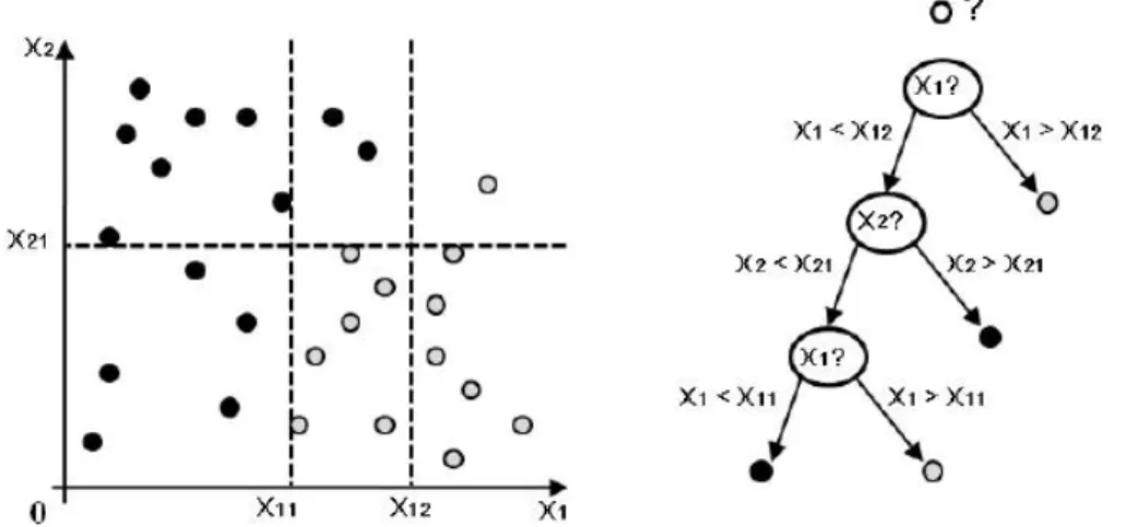 Figure 6Exemple de classification avec les Arbres de Décision [8]