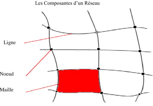 Figure 2.1 : Principales composantes d’un réseau 