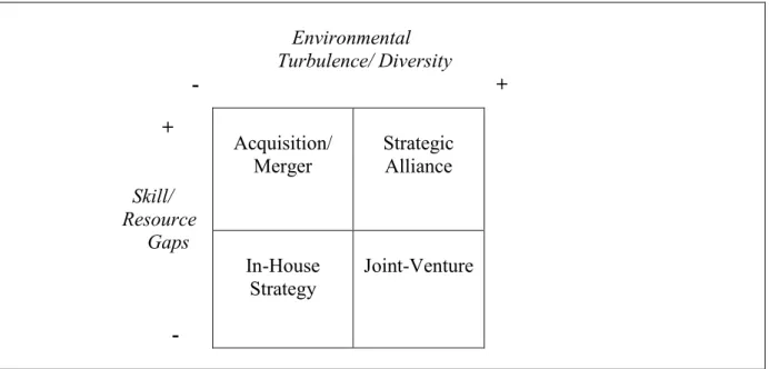 Figure 5 : Les types d’options stratégiques 14