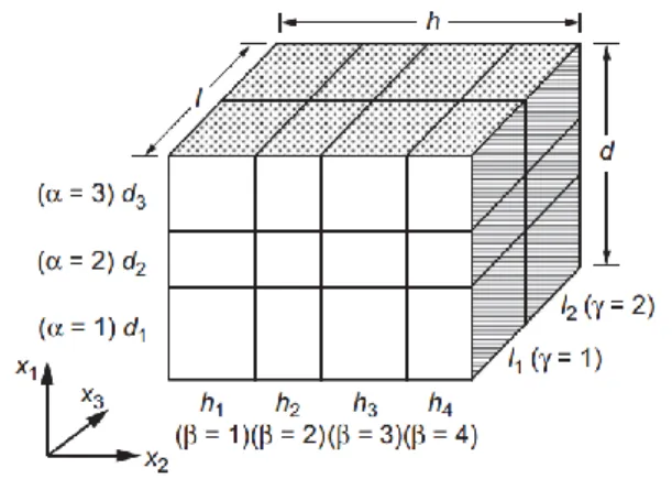 Figure II.1 : Géométrie RUC de GMC-3D [4]. 