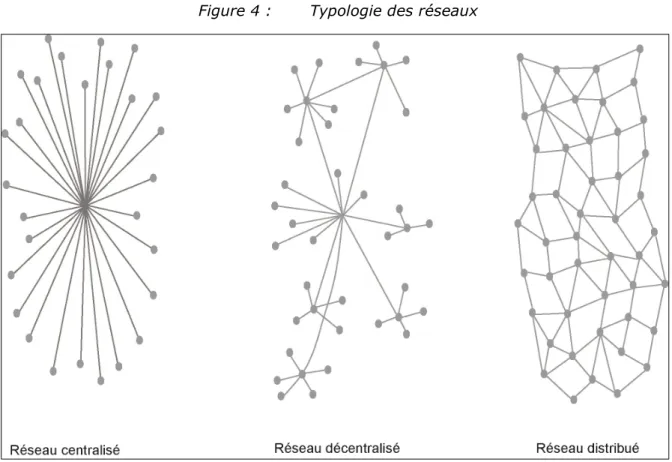 Figure 4 :    Typologie des réseaux 