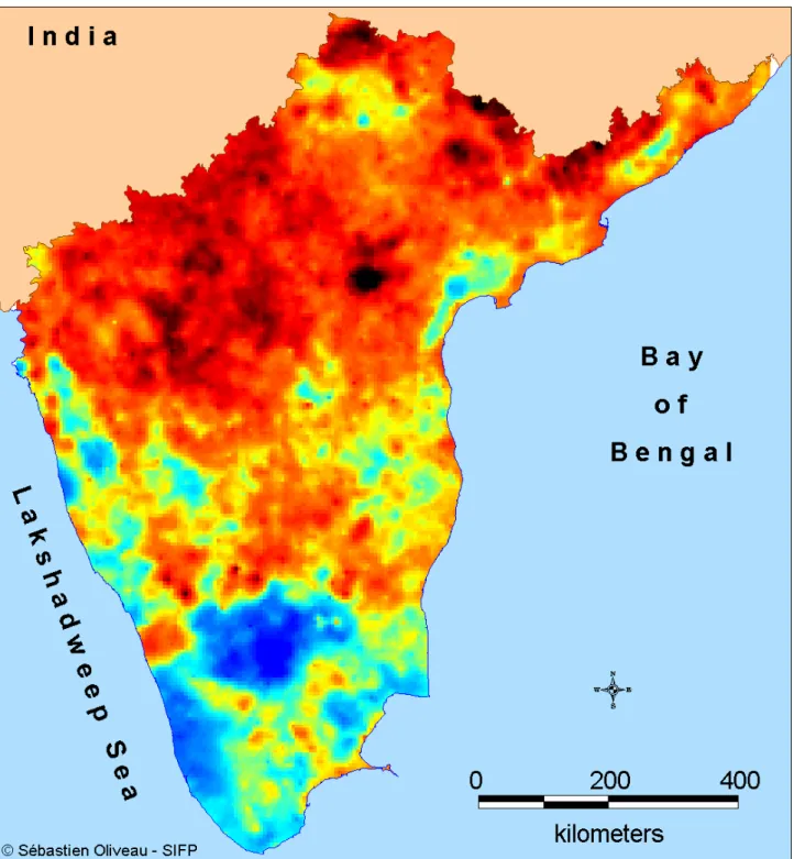 Figure 6: Smoothed fertility (CWR) estimates in South India, 1991. 