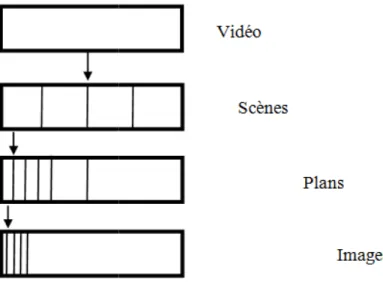 Figure 4: Représentation simple de l'hiérarchie d'une vidéo.