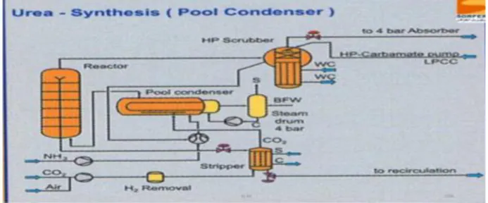 Figure IV.1 : La boucle de synthèse d’urée (stamicarbon)  IV.2 .4.  L’évaporation système 024  