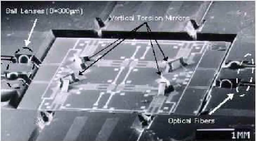 Fig. 3.10  Commutateur 2  2 pour bre optique